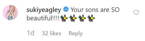 Susan Yeagley comments on Rita's post | Instagram: @rita wilson