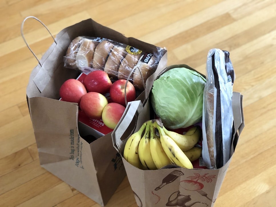 Bolsas con alimentos. | Foto: Pexels