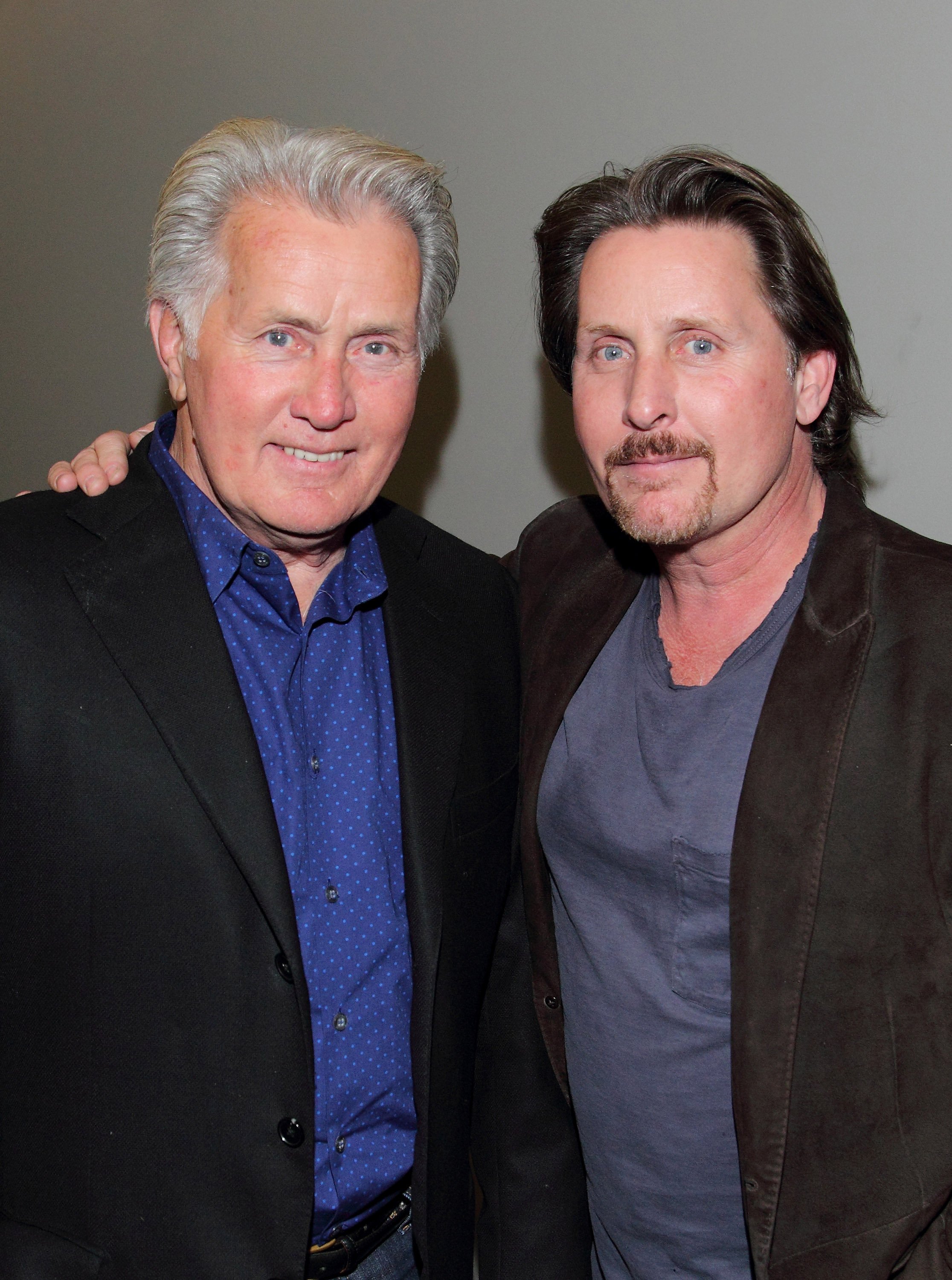 Martin Sheen and Emilio Estevez in Los Angeles in 2011. | Source: Getty Images