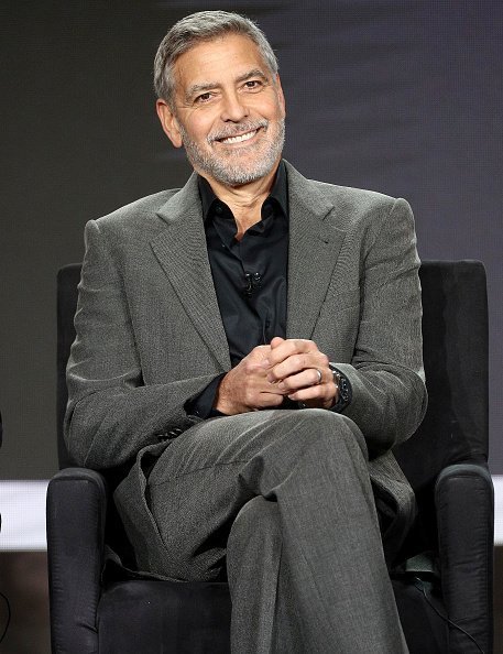  George Clooney of the television show 'Catch 22' speaks during the Hulu segment of the 2019 Winter Television Critics in Pasadena, California | Photo : Getty Images