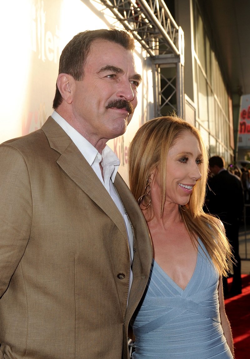 Tom Selleck and wife Jillie Mack on June 1, 2010 in Hollywood, California | Source: Getty Images 