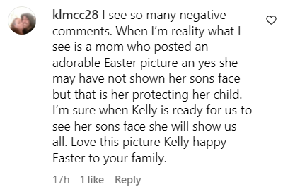 A comment left under a post of Kelly Osbourne's on Instagram in 2023 | Source: instagram.com/kellyosbourne/