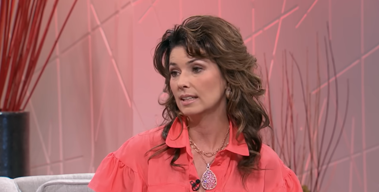 Shania Twain speaks during a 2011 appearance on The Marilyn Denis Show, where she recalled that she initially dismissed Frédéric Thiébaud's revelation about her then-husband Robert "Mutt" Lange, believing he was "exaggerating" or "being dramatic." | Source: YouTube/The Marilyn Denis Show