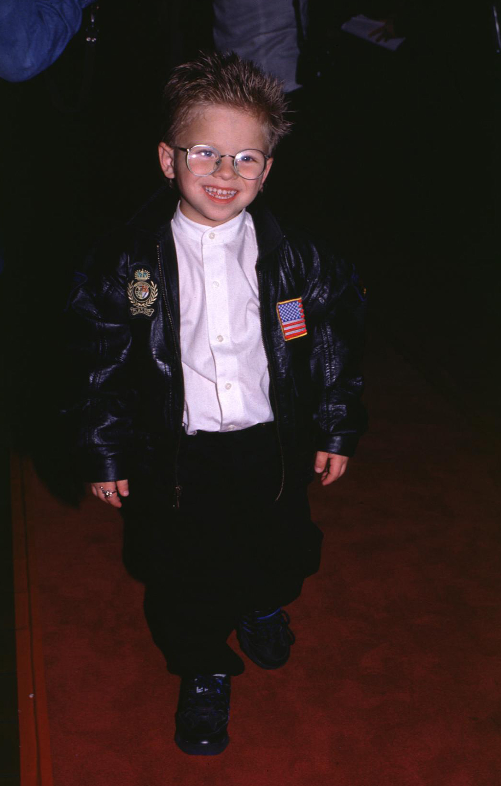 Jonathan Lipnicki during the "Jerry Maguire" New York premiere in 1996. | Source: Getty Images
