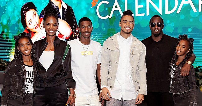 Kim Porter, Christian Casey Combs, Quincy Brown, Sean "Diddy" Combs, D'Lila Star Combs and Jessie James Combs attend "The Holiday Calendar" Special Screening on October 30, 2018 in Los Angeles, California. | Photo: Getty Images