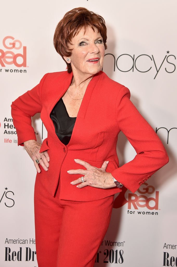 Marion Ross attends the American Heart Association's Go Red For Women Red Dress Collection 2018 at Hammerstein Ballroom on February 8, 2018 in New York City | Photo: Getty Images