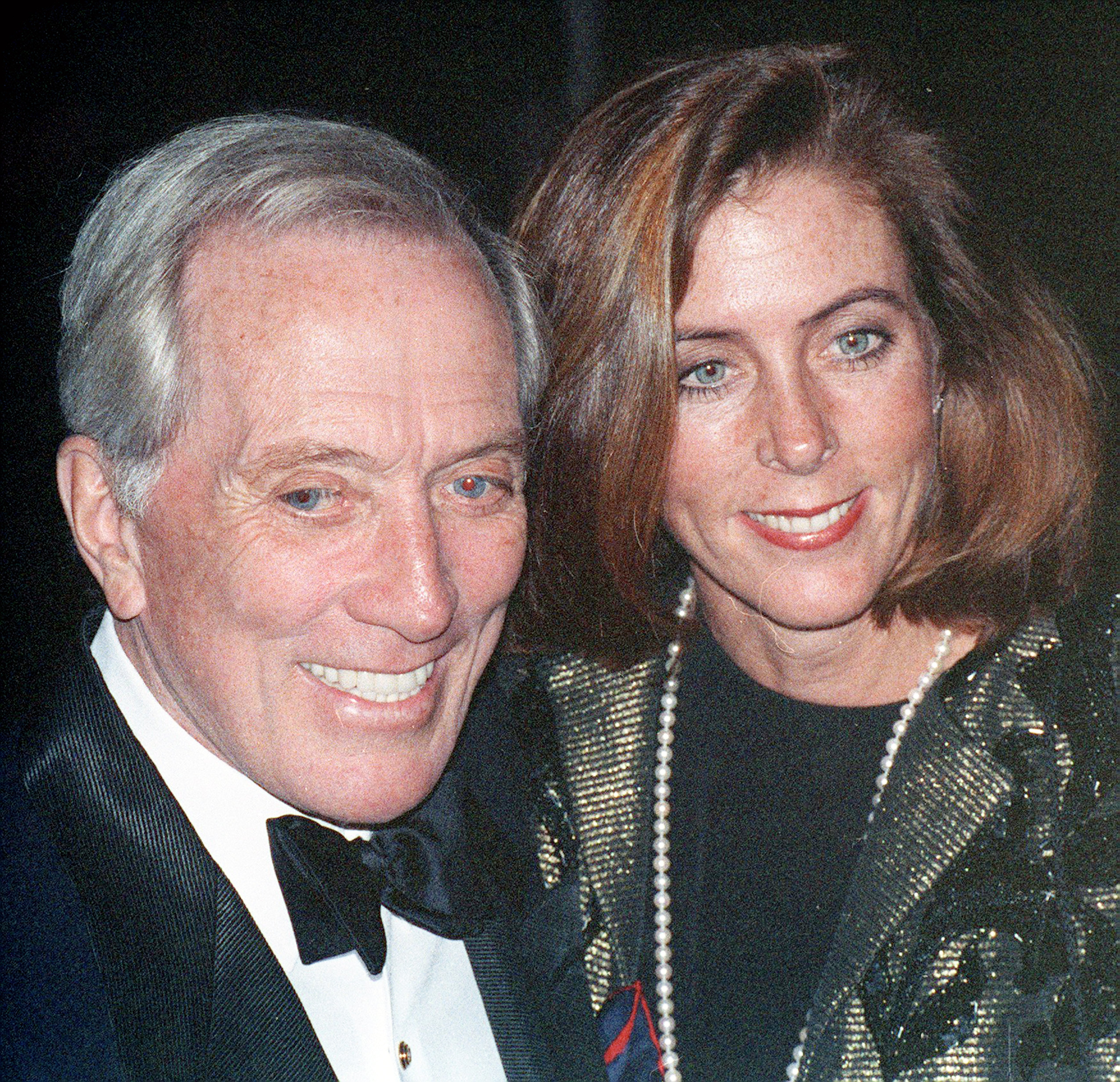 Andy Williams with his wife Debbie at a Daily Variety Gala Honoring Army Archerd at the Beverly Hilton Hotel in Beverly Hills, California, January  | Source: Getty Images