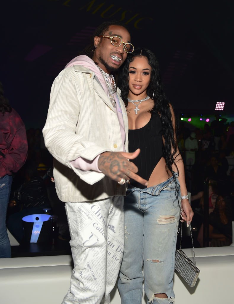 Quavo and Saweetie attend the Million Dollar Bowl in February 2020| Photo: Getty Images