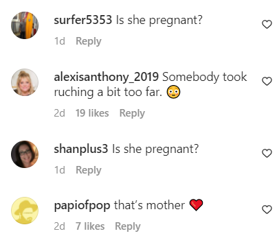 Fan comments on Jennifer Coolidge's Oscar after party appearance in Beverly Hills, on March 12, 2023 | Source: Instagram/People