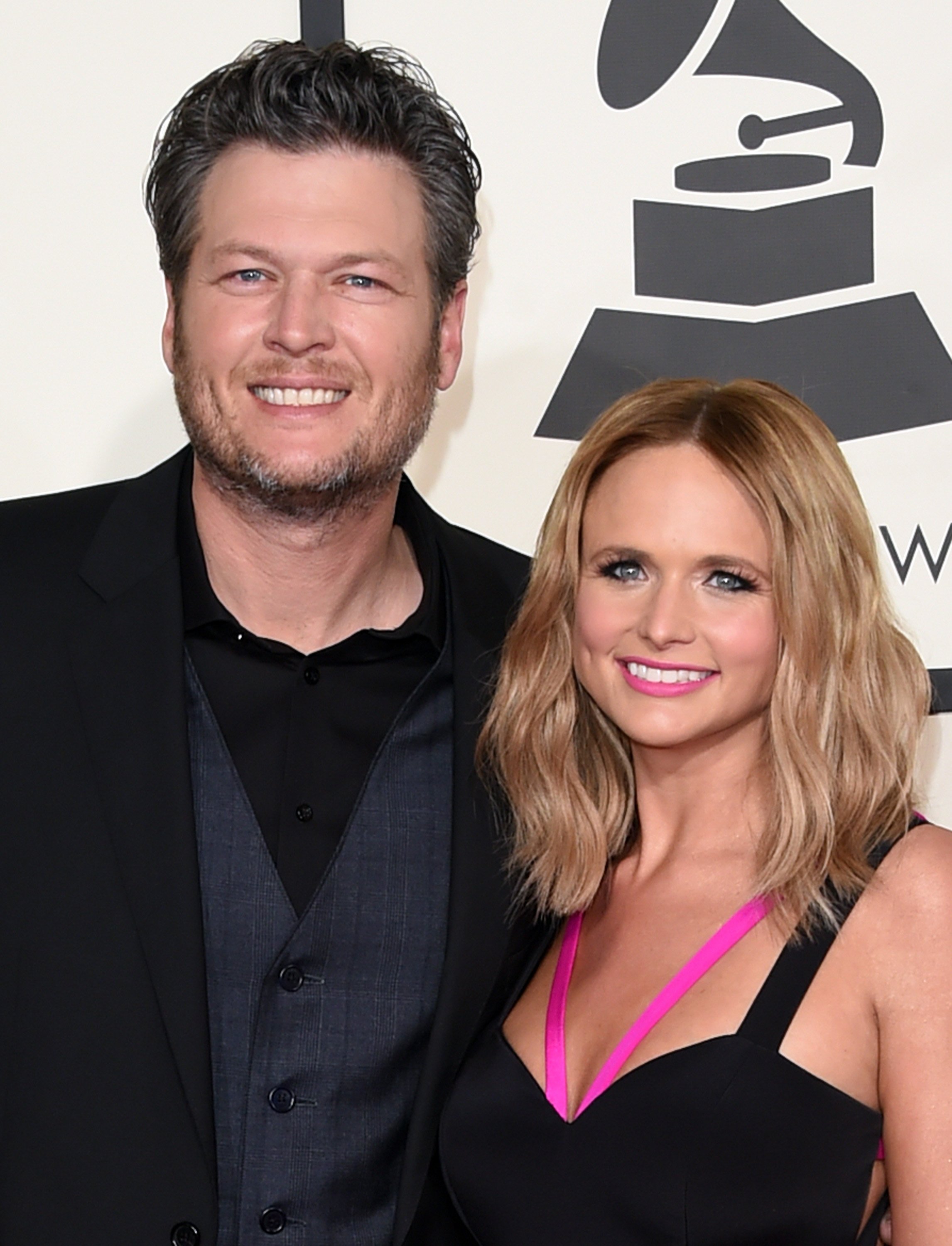  Blake Shelton (L) and Miranda Lambert attend The 57th Annual GRAMMY Awards at the STAPLES Center on February 8, 2015 | Photo: Getty Images