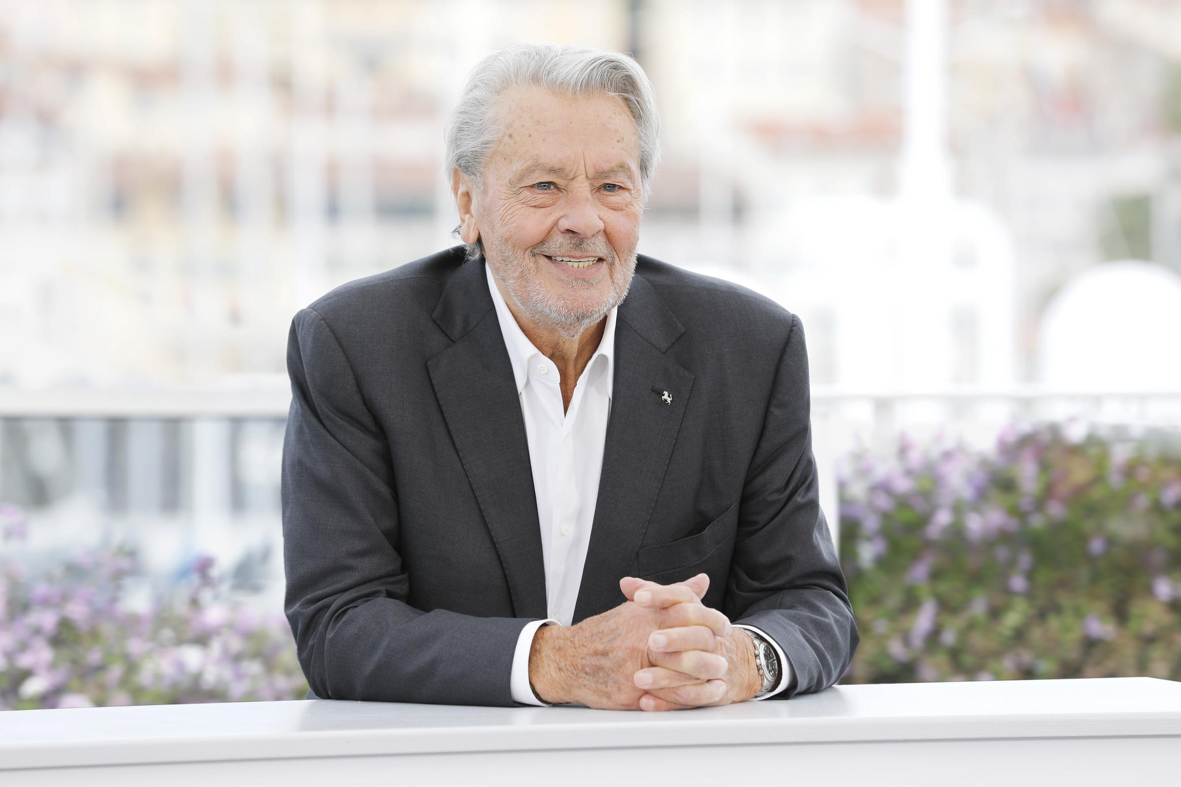 Alain Delon attends the photocall for Palme D'Or D'Honneur during the 72nd Cannes Film Festival in Cannes, France, on May 19, 2019 | Source: Getty Images