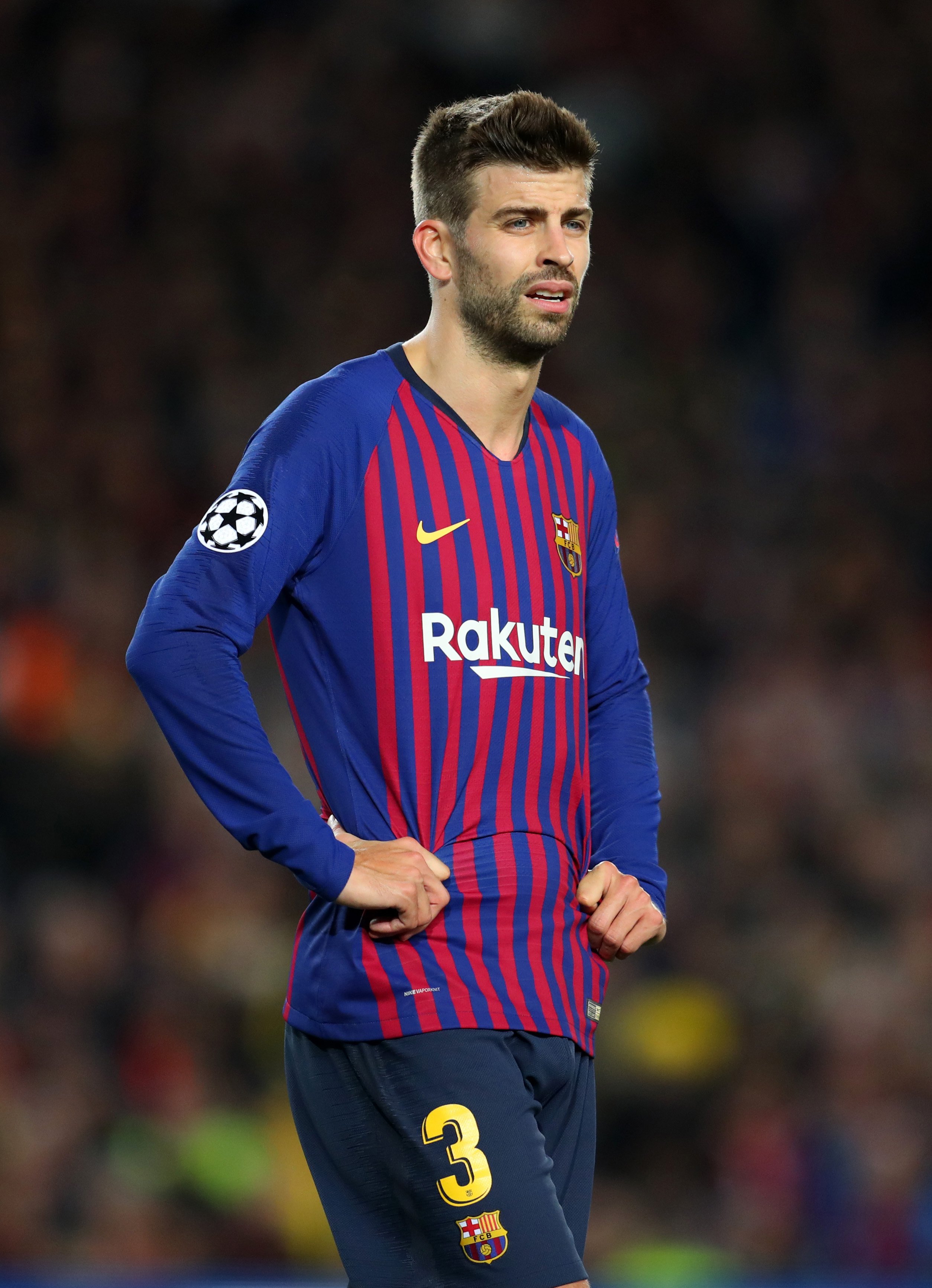 Gerard Pique during the UEFA Champions League Semi Final match between Barcelona and Liverpool at the Nou Camp on May 01, 2019 in Spain | Source: Getty Images