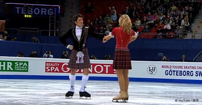Brother and sister steal the spotlight with phenomenal and risky dance routine on ice