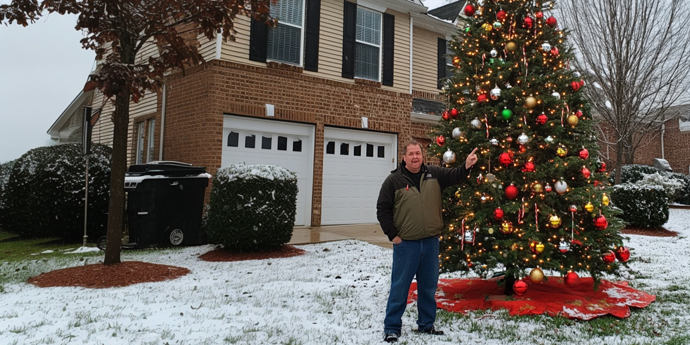 A man standing near a Christmas tree | Source: AmoMama