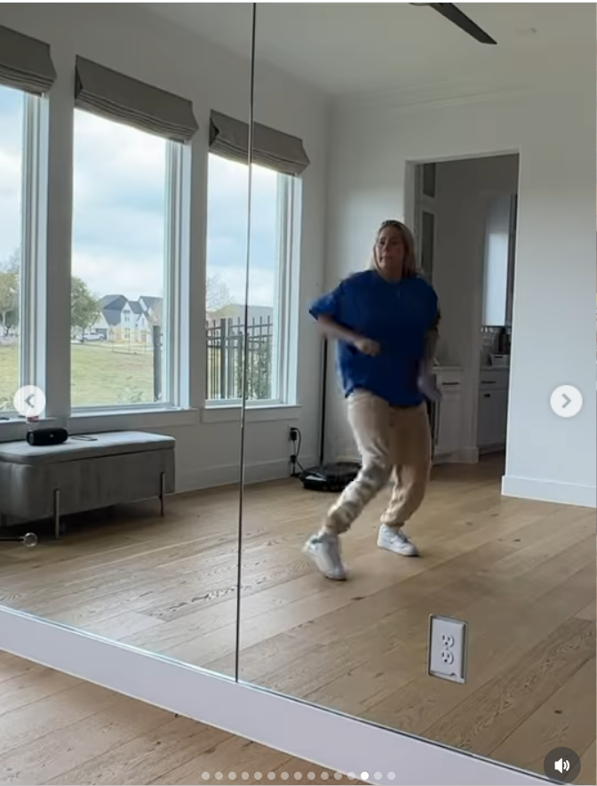 Criscilla Anderson is captured mid-dance, as seen from a post dated December 3, 2025. | Source: Insgtagram/coffeyanderson