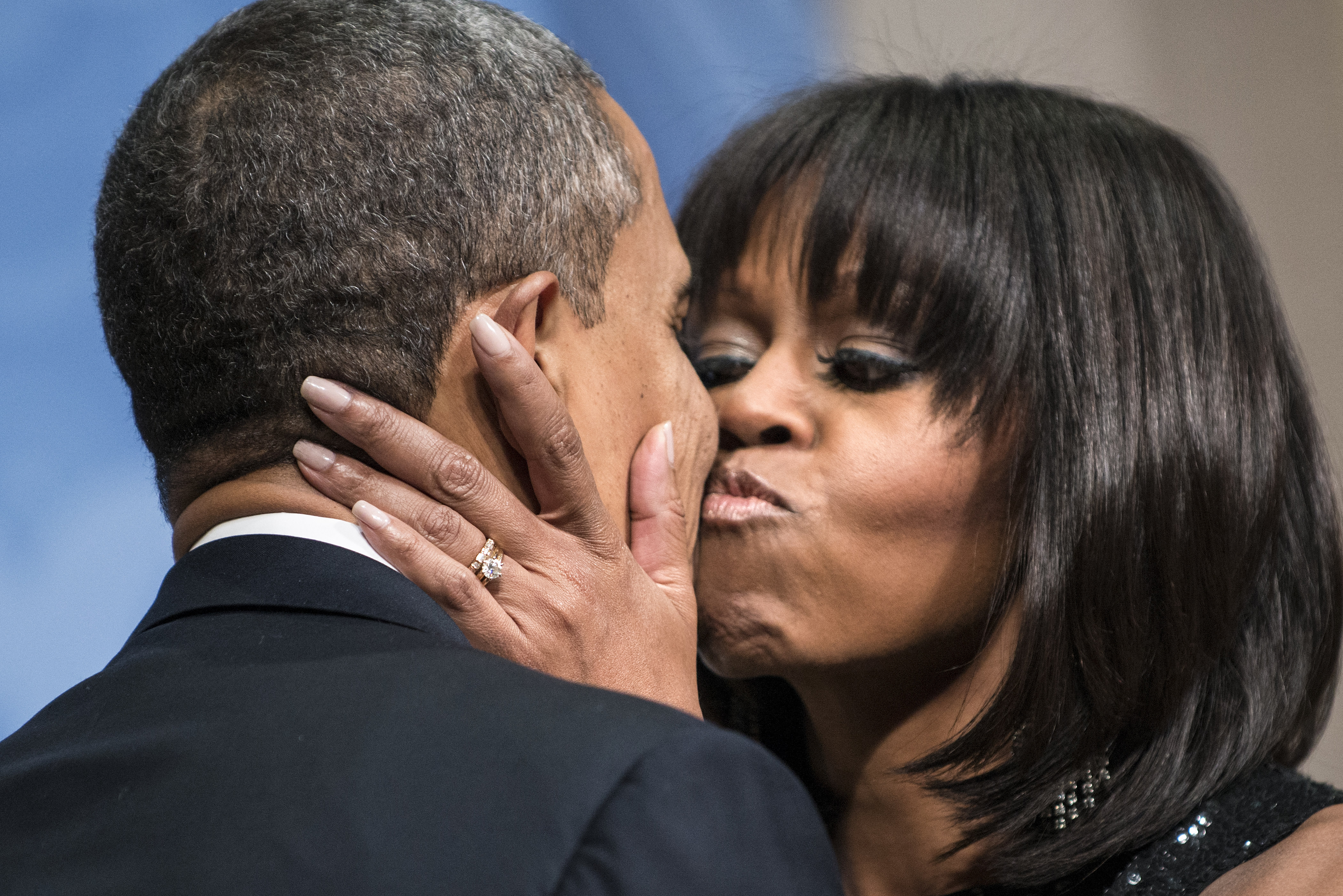 Barack and Michelle Obama during an inauguration reception at the National Building Museum on January 20, 2013, in Washington, D.C. | Source: Getty Images