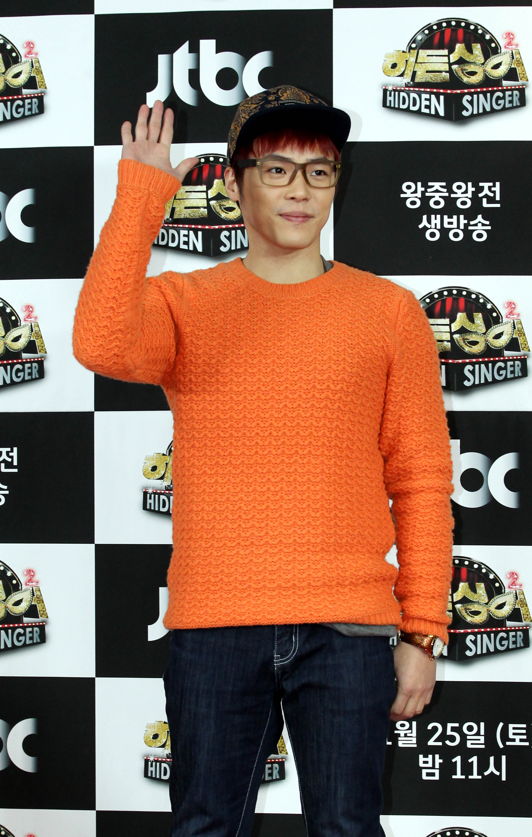 Wheesung at the JTBC "Hidden Singer 2" Final in Seoul, South Korea on January 25, 2014. | Source: Getty Images