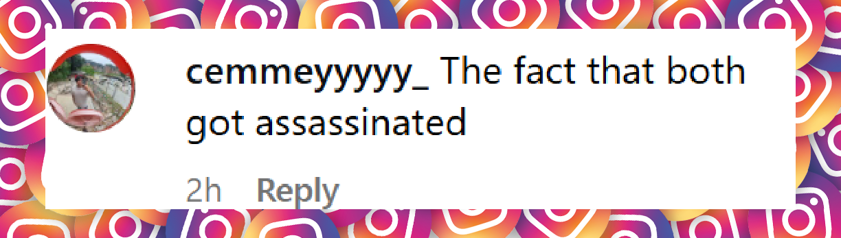 A netizen's comment on Charlie Kirk's last Instagram post before his death on September 10, 2025 | Source: Instagram/charliekirk1776