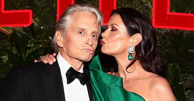 Michael Douglas and Catherine Zeta-Jones at the Netflix 2019 Golden Globes After Party on January 6, 2019 in Los Angeles, California. | Photo: Getty Images