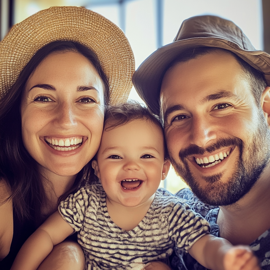 A smiling family | Source: Midjourney