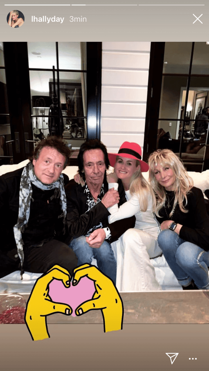 Source : Instagram story / Laeticia Hallyday