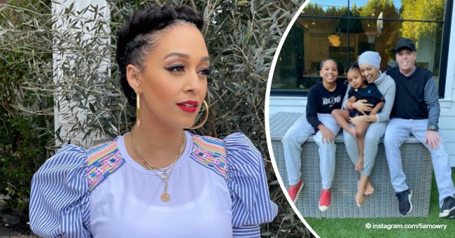 Tia Mowry Shares Photo of Her Dad & 2 Kids — Fans Say Her Son Cree ...