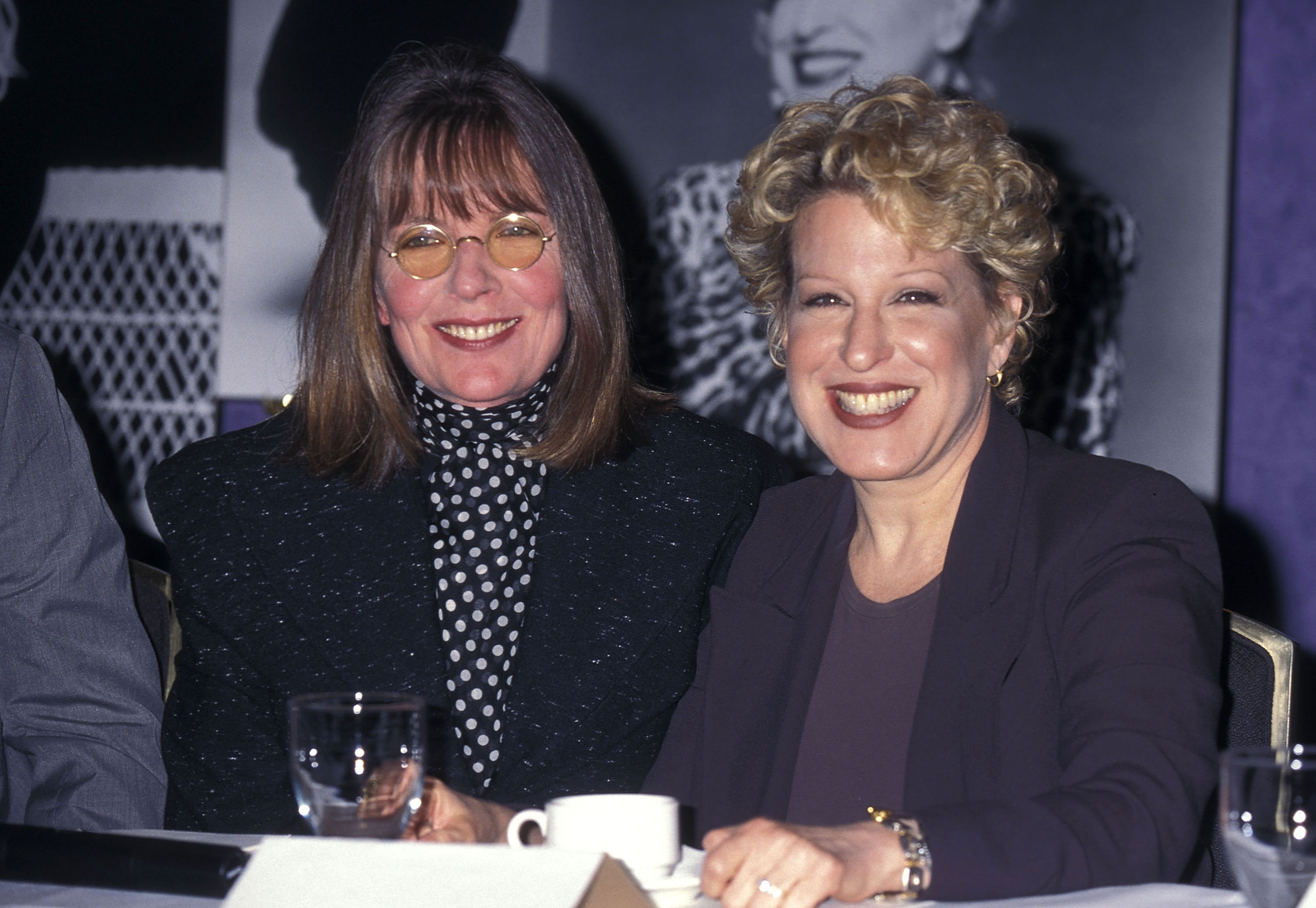 Diane Keaton and Bette Midler at the 21st Annual Women in Film Crystal Awards in Los Angeles, California on June 13, 1997. | Source: Getty Images
