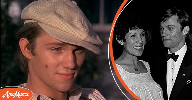 Richard Thomas portrays John-Boy in "The Waltons" in the 1970s [left].  Thomas and Alma Gonzales on June 7, 1981 at the Mark Hellinger Theater in New York City [right] |  Photo: Getty Images - YouTube.com/RayCastro