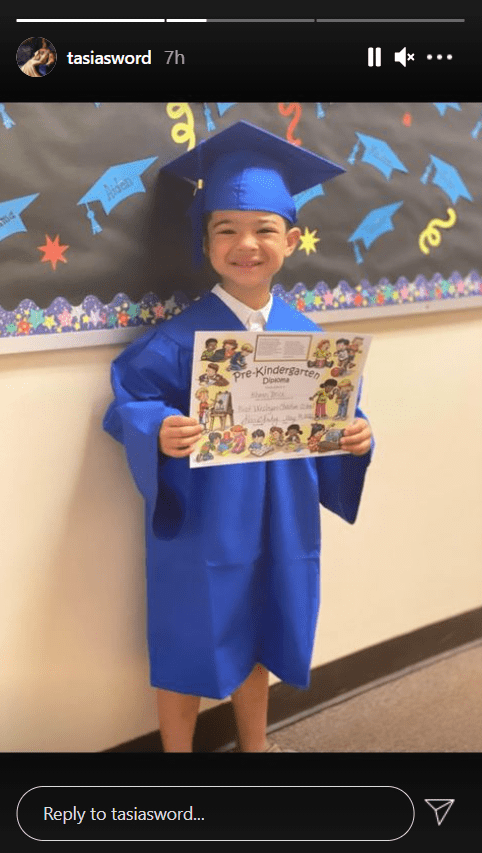 A picture of Fantasia's grandson during his pre-k graduation | Photo: Instagram/tasiasword