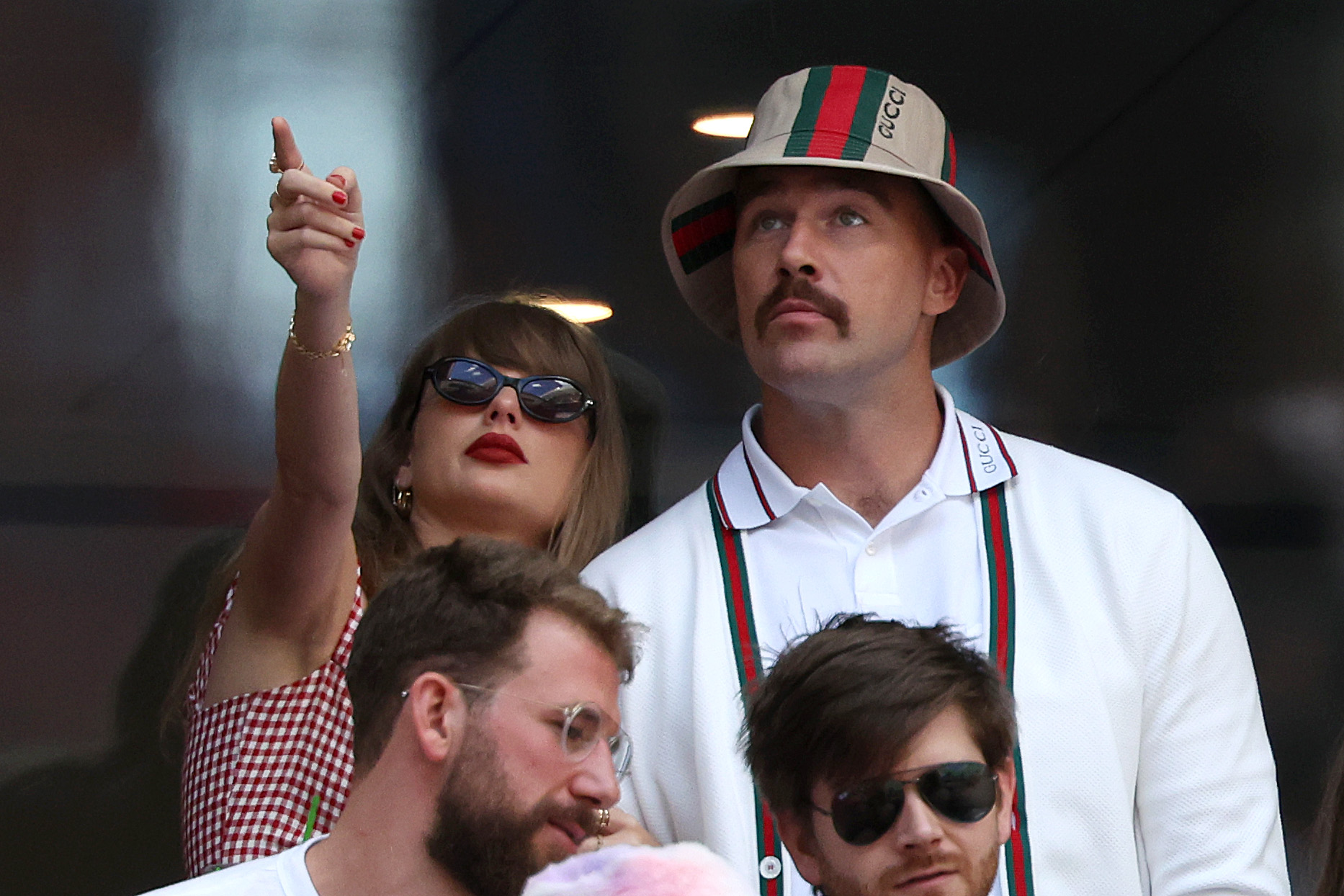 Taylor Swift and Travis Kelce photographed at the 2024 US Open at the USTA Billie Jean King National Tennis Center on September 8, 2024, in New York. | Source: Images