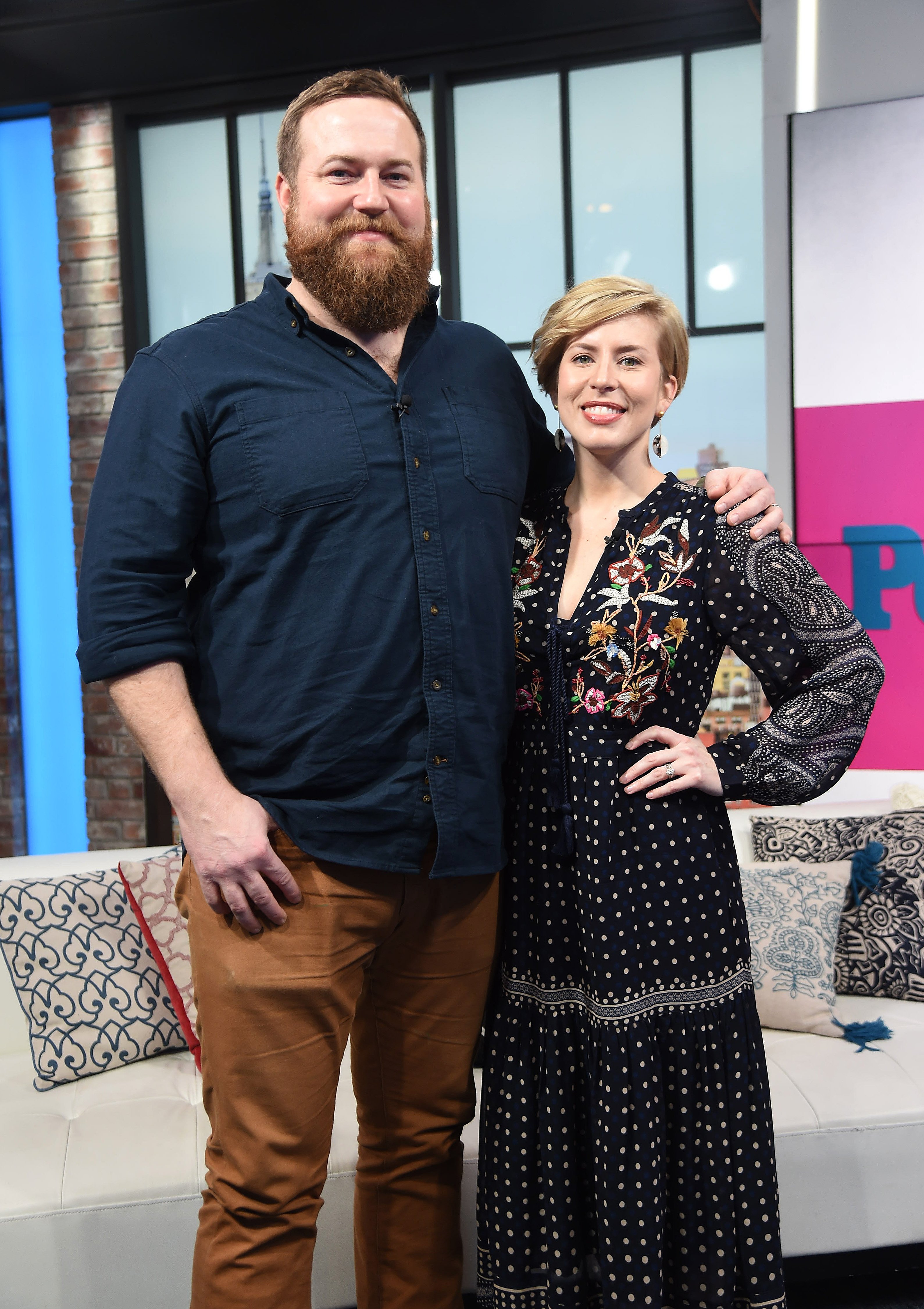 HGTV "Home Town" stars Ben Napier and Erin Napier visit People Now on January 08, 2020 in New York City. | Source: Getty Images