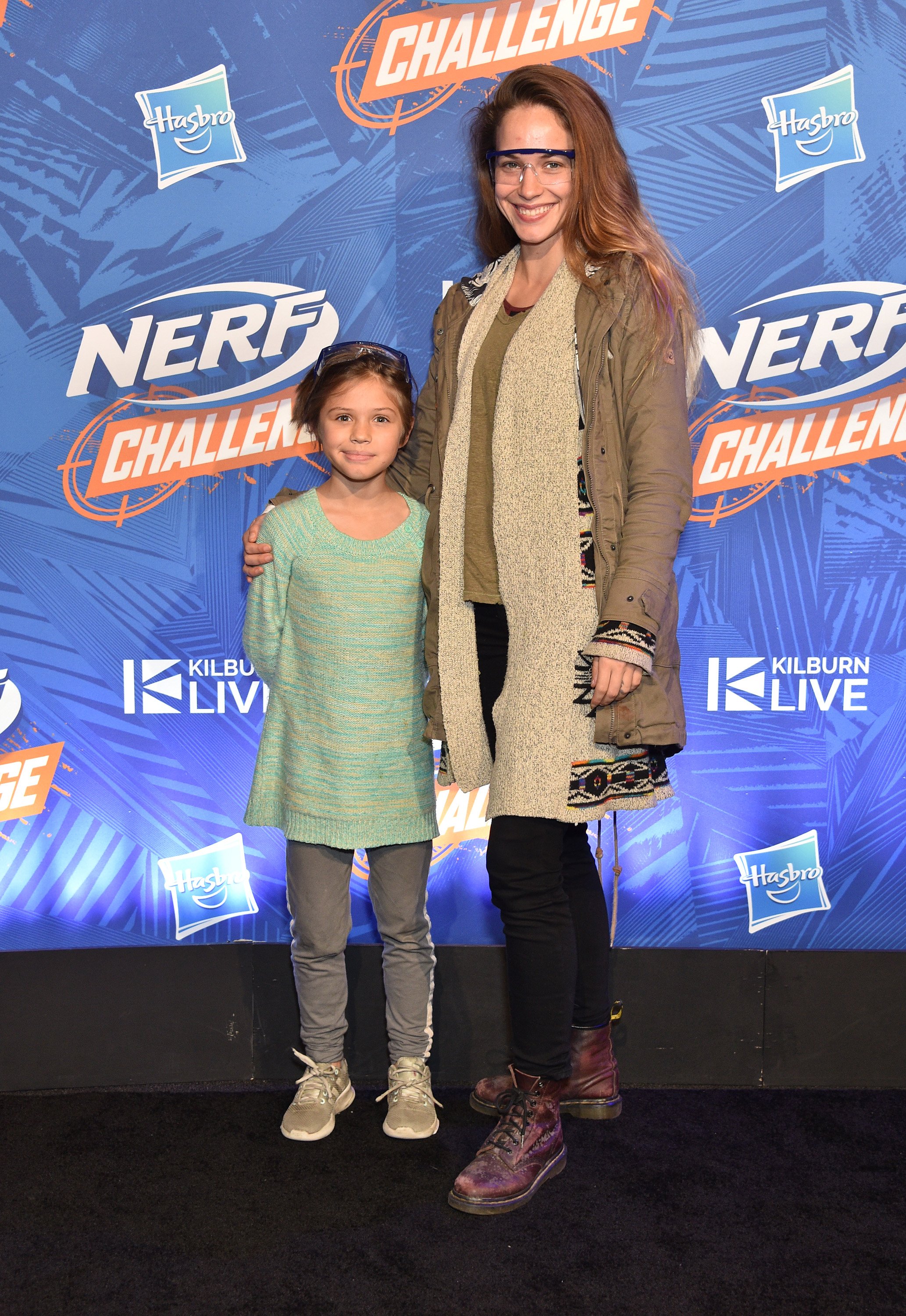 Alexis Knapp and daughter Kai Knapp attend the NERF Challenge World Premiere at L.A. Live Event Deck on December 5, 2019 in Los Angeles, California. | Source: Getty Images