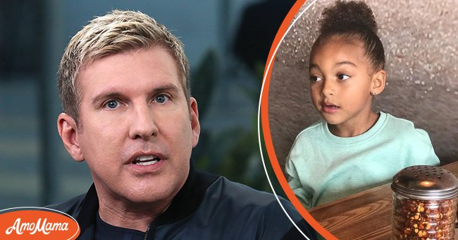 (L) TV personality Todd Chrisley visits Hollywood Today Live at W Hollywood on February 24, 2017 in Hollywood, California. (R) A screengrab of Todd's granddaughter, Chloe | Getty Images and Instagram/@toddchrisley