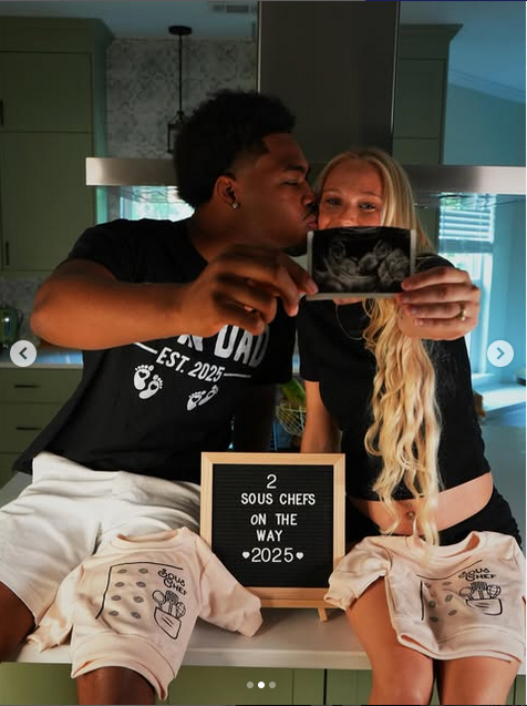 Antoine Wright Jr. and Tineke Younger, from a post dated June 25, 2025 | Source: Instagram/tiniyounger