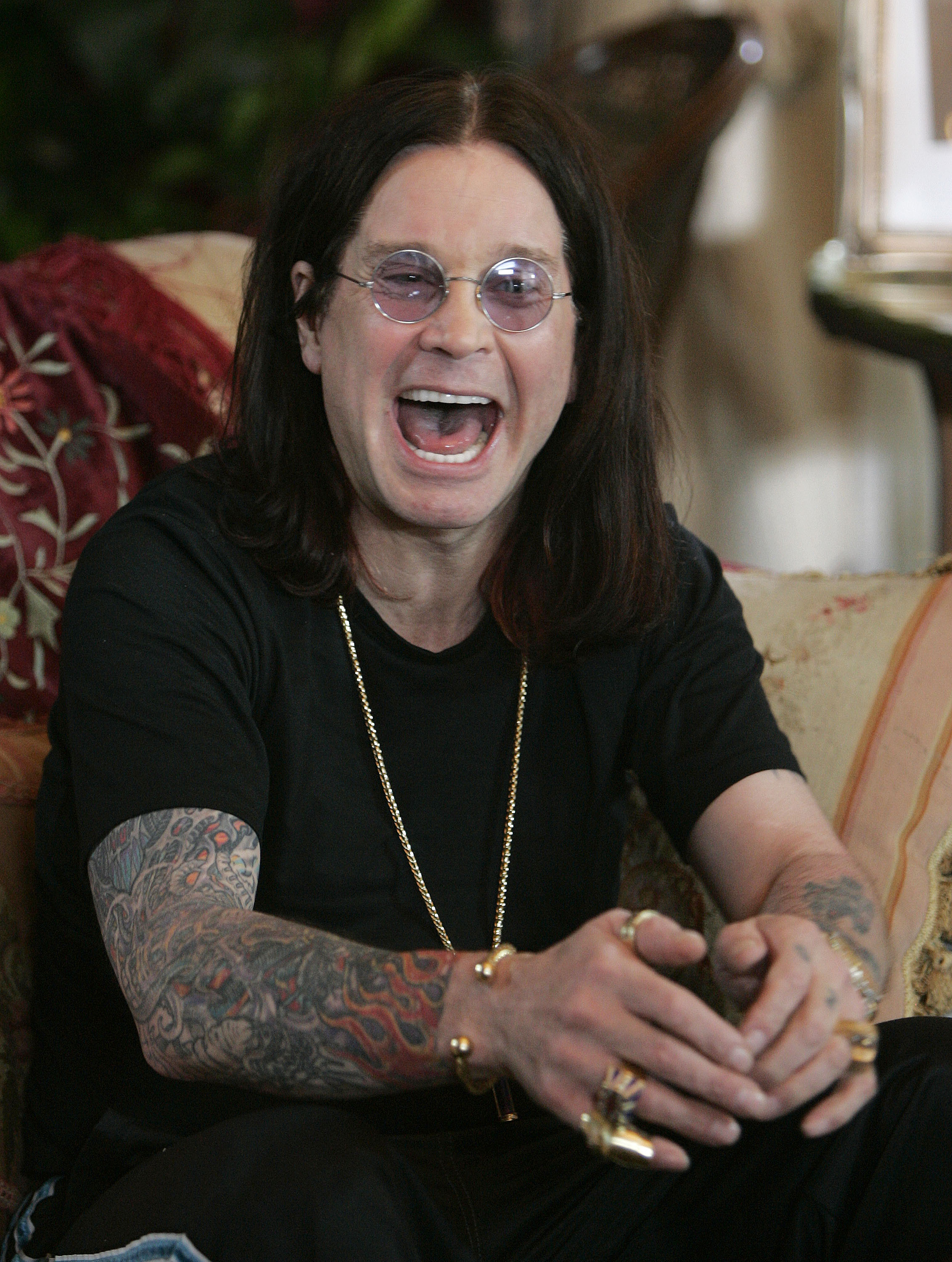 Ozzy Osbourne on season three of "The Osbournes" in 2005. | Source: Getty Images