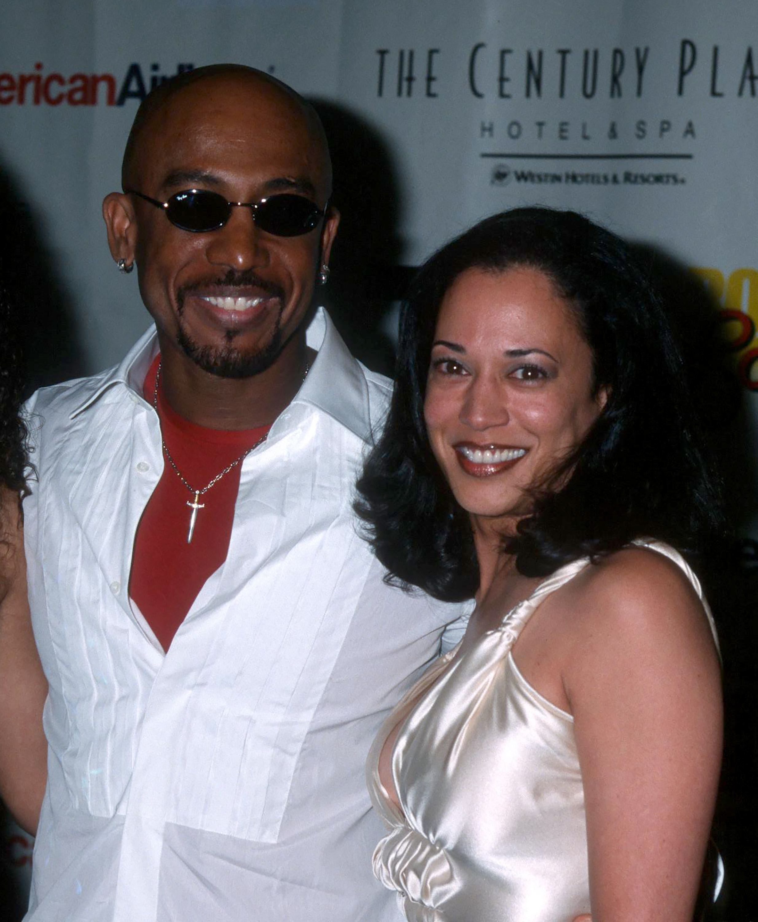 Montel Williams and Kamala Harris attend Eighth Annual Race To Erase Multiple Sclerosis Benefit at the Century Plaza Hotel in Century City, California on May 18, 2001. | Source: Getty Images