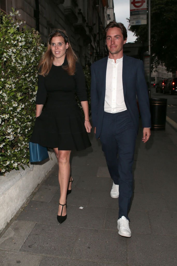 La princesa Beatrice y Edoardo Mapelli Mozzi en julio de 2019. | Foto: Getty Images