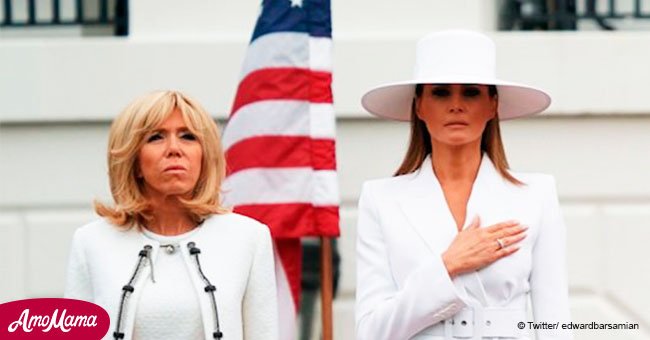 Melania Trump dons expensive white outfit for official state meeting