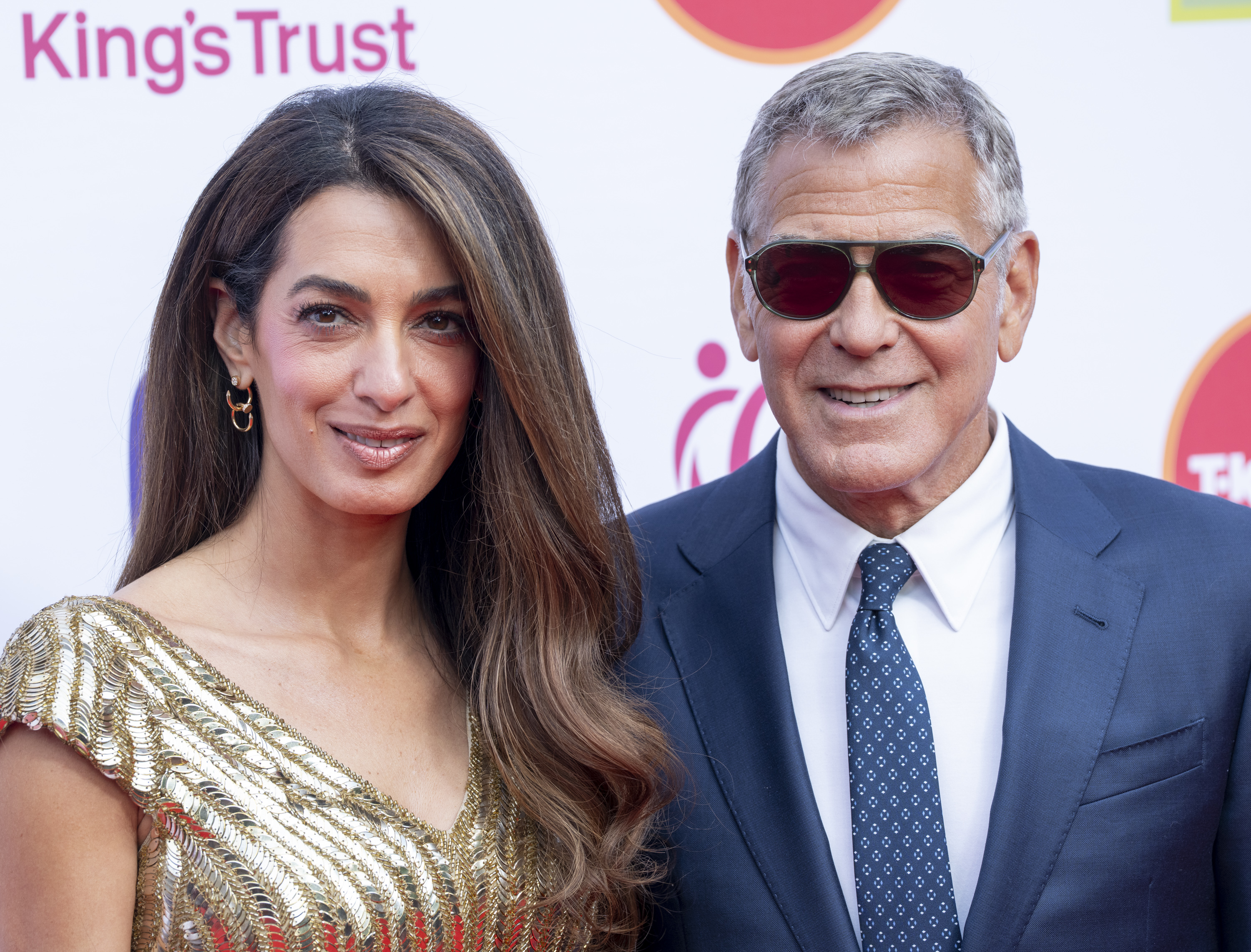 George and Amal Clooney arrive at the "A King's Trust 50th Anniversary Celebration" at Royal Albert Hall in London on May 11, 2026 | Source: Getty Images