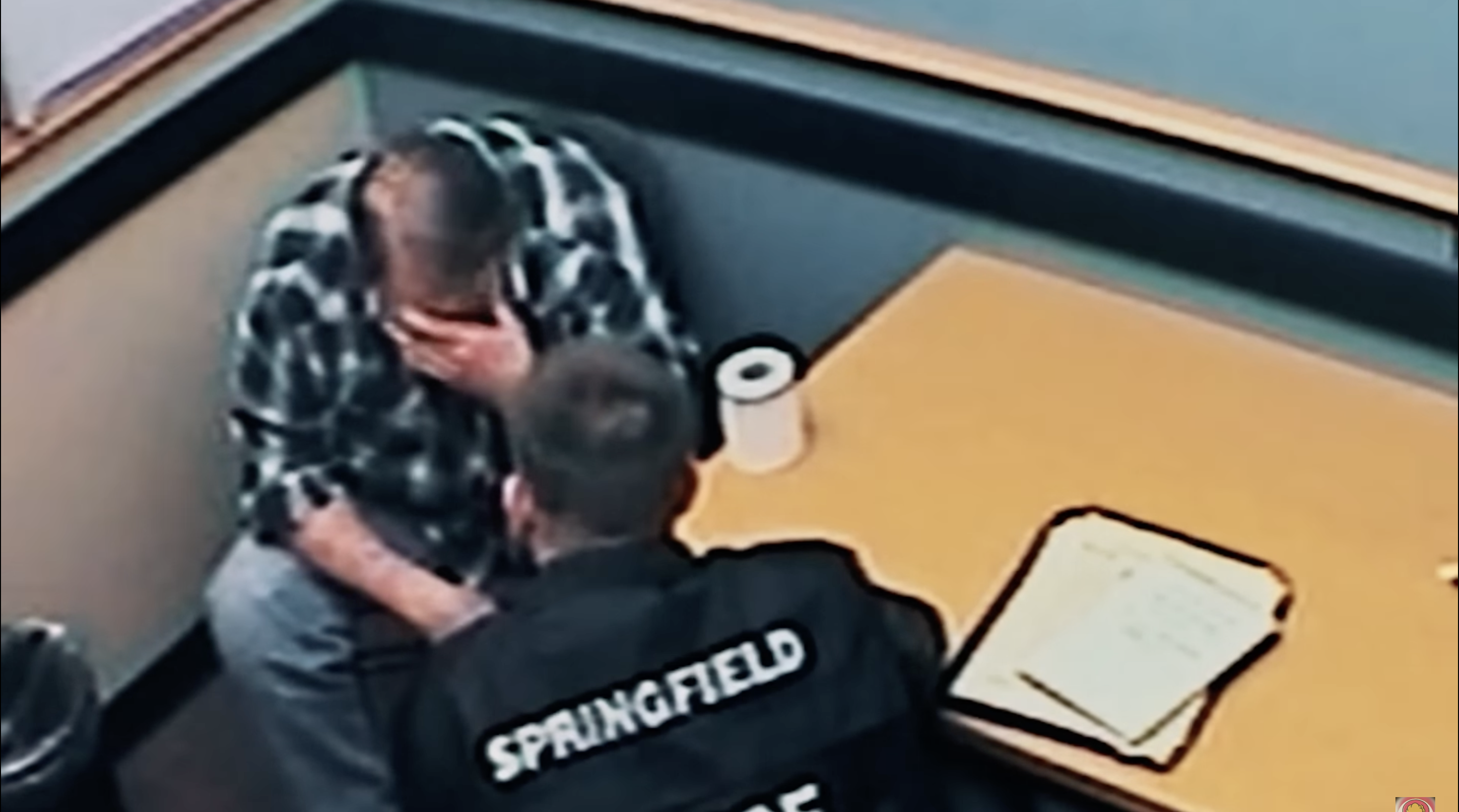 Rothe crying during the interrogation | Source: youtube.com/@mindofacriminal