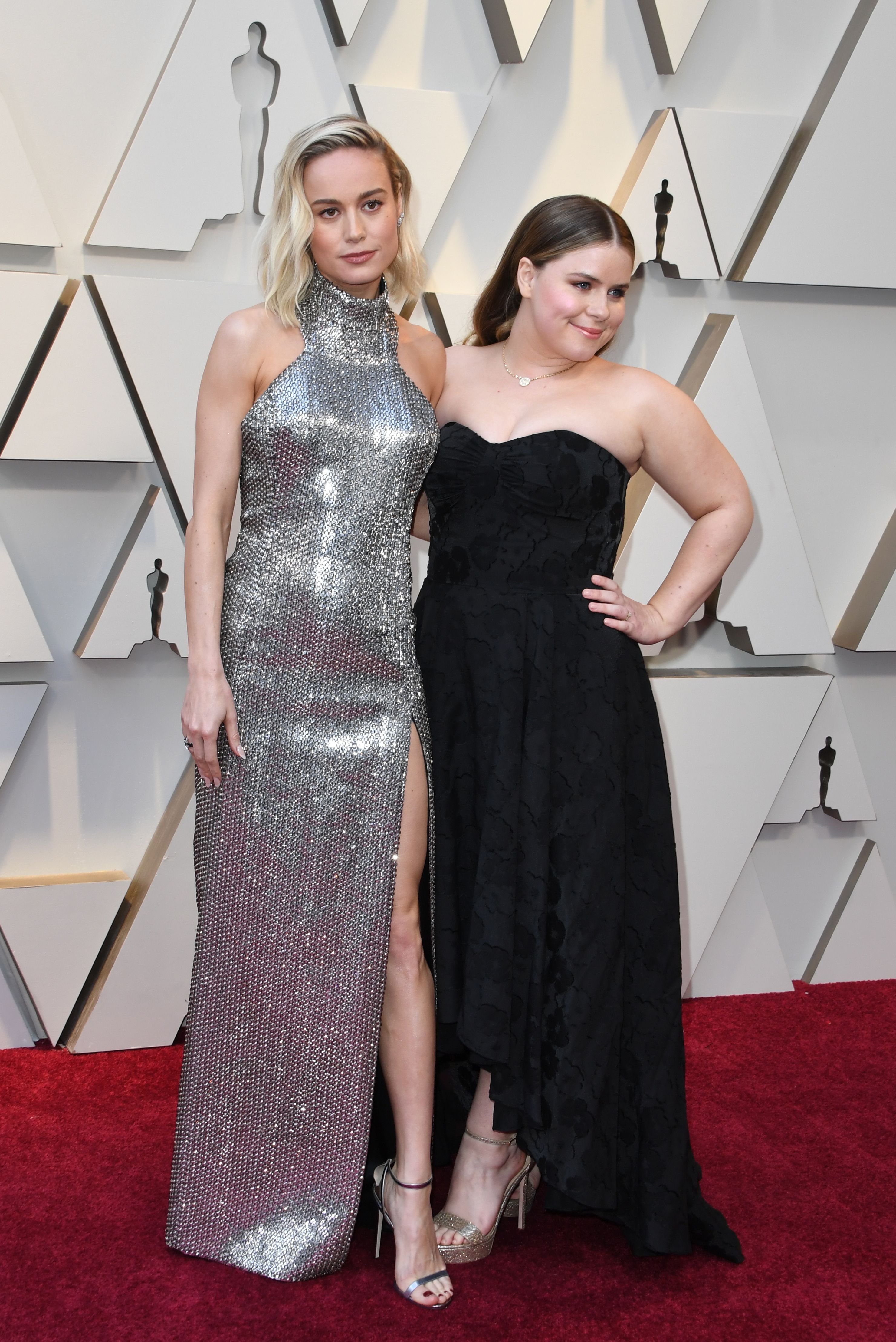 Brie Larson and Milaine Desaulniers at the 91st Annual Academy Awards on February 24, 2019, in California. | Source: Getty Images