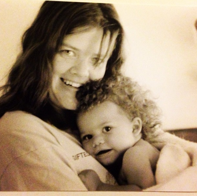 She has honored her mother several times on Instagram throughout the years. In this photo, she posed as a baby with her mother for a throwback image uploaded on May 13, 2013. | Source: Instagram/zendaya