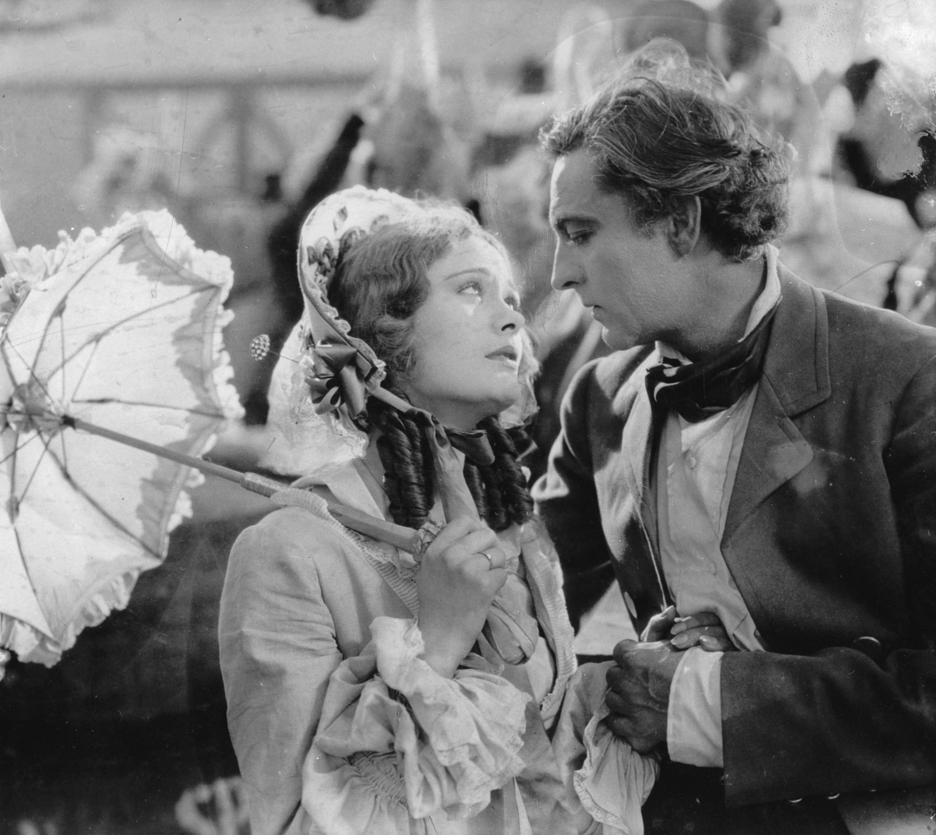 John Barrymore and Dolores Costello in a scene from "Sea Beast" circa 1926 | Source: Getty Images
