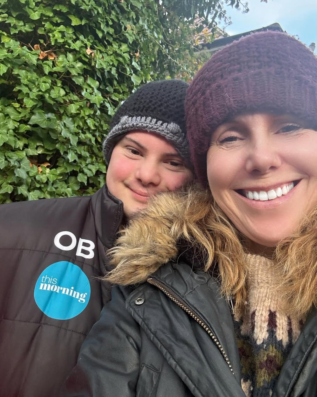 Sally Phillips and her son from a post dated November 17, 2024. | Source: Instagram/sallysmack
