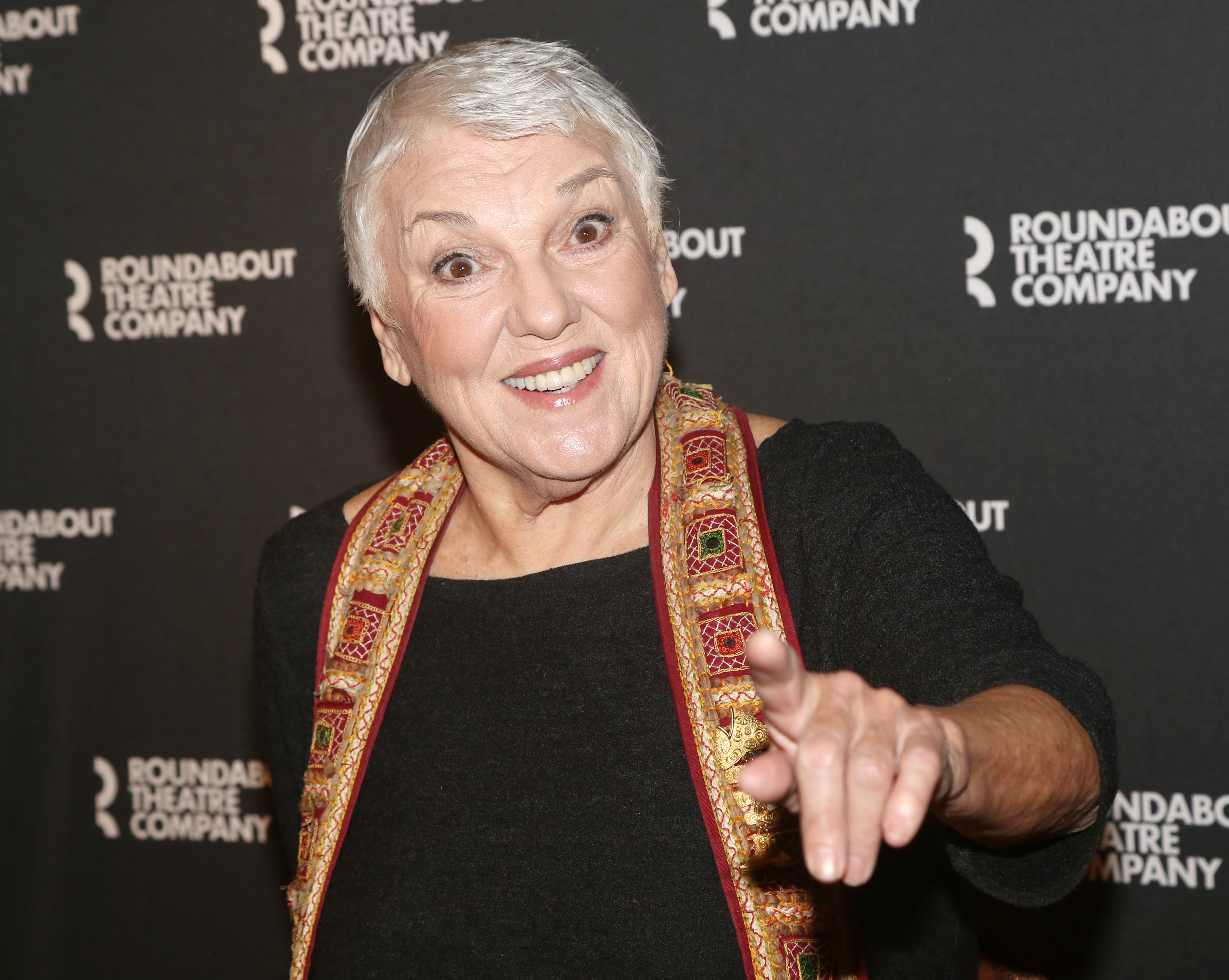 Tyne Daly poses at a photo call for the revival of the Roundabout Theatre Company production of play "Doubt: A Parable" at The Knickerbocker Hotel on January 10, 2024 in New York City. | Source: Getty Images