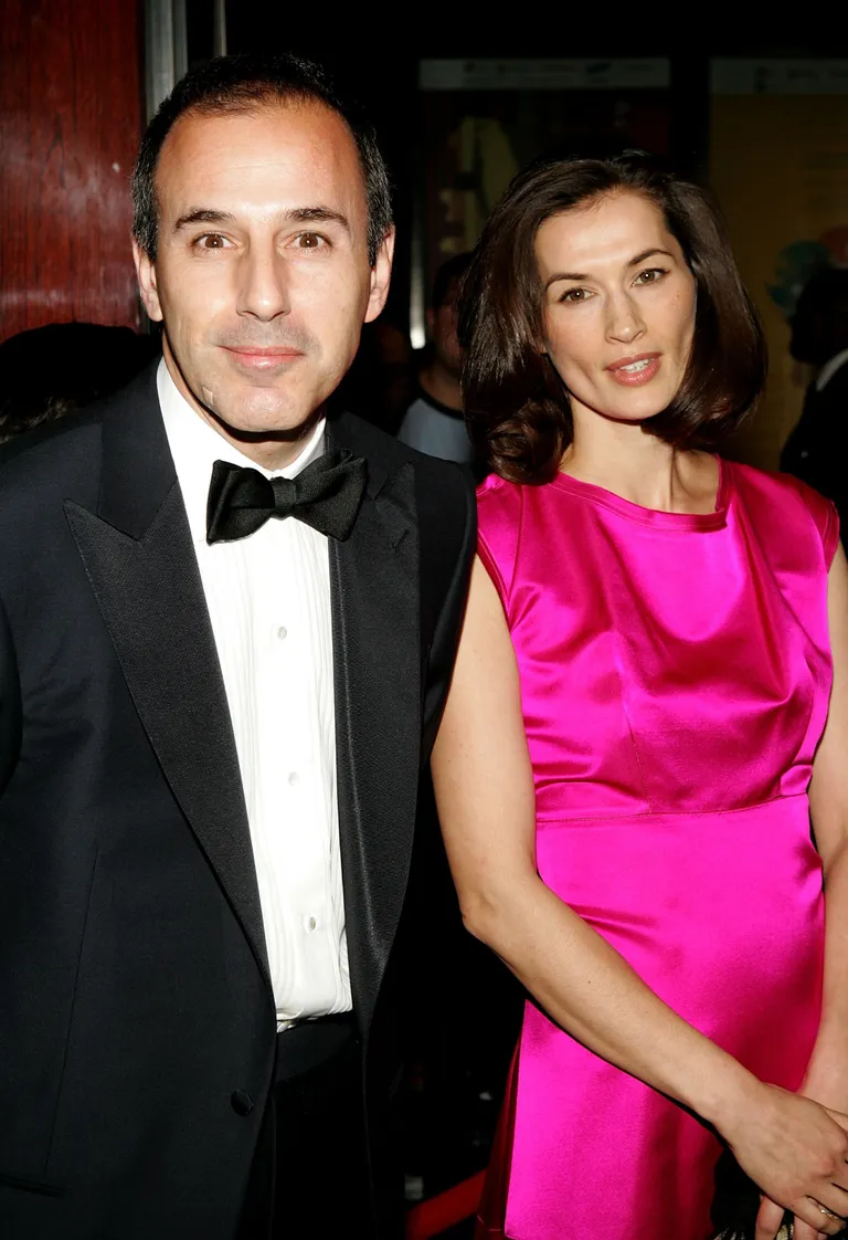 Matt Lauer and his wife Annette Roque arrive for Time Magazine celebrates a new "Time 100" list of the most influential people in the world.  |  Source: Getty Images