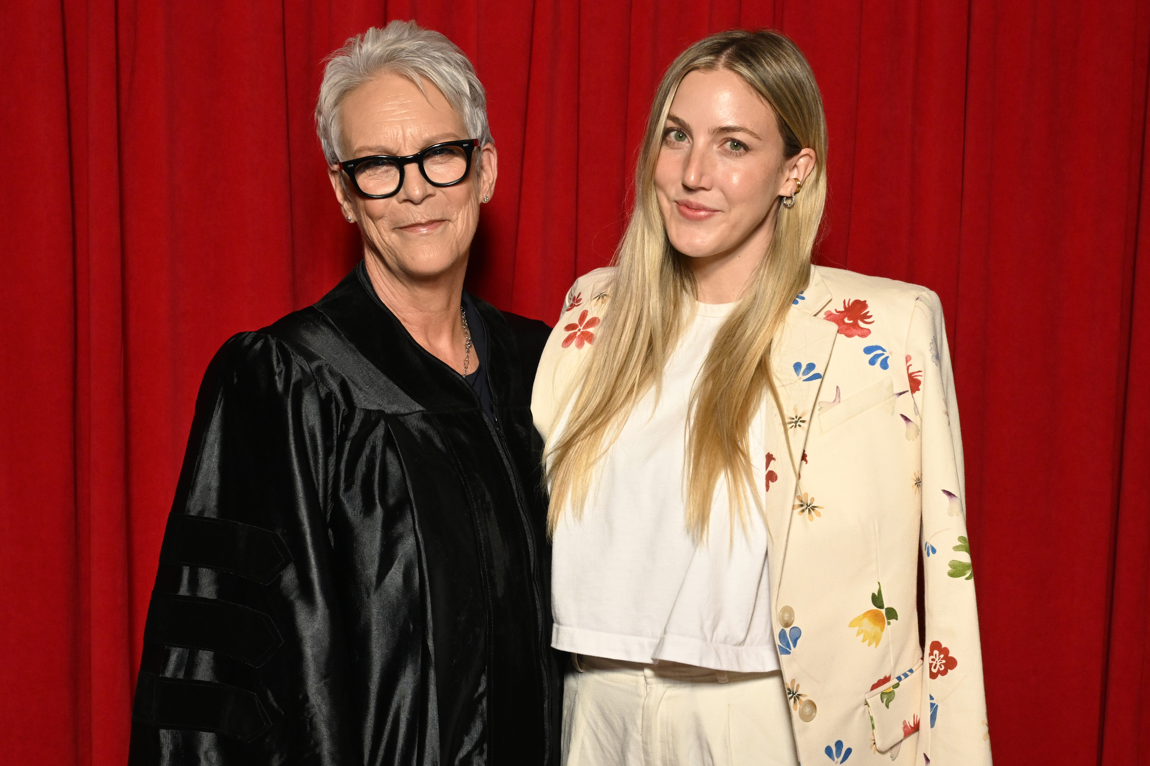 Jamie Lee Curtis and Annie Guest attend the AFI Commencement - Class of 2024 at TCL Chinese Theatre on August 10 in Hollywood, California | Source: Getty Images