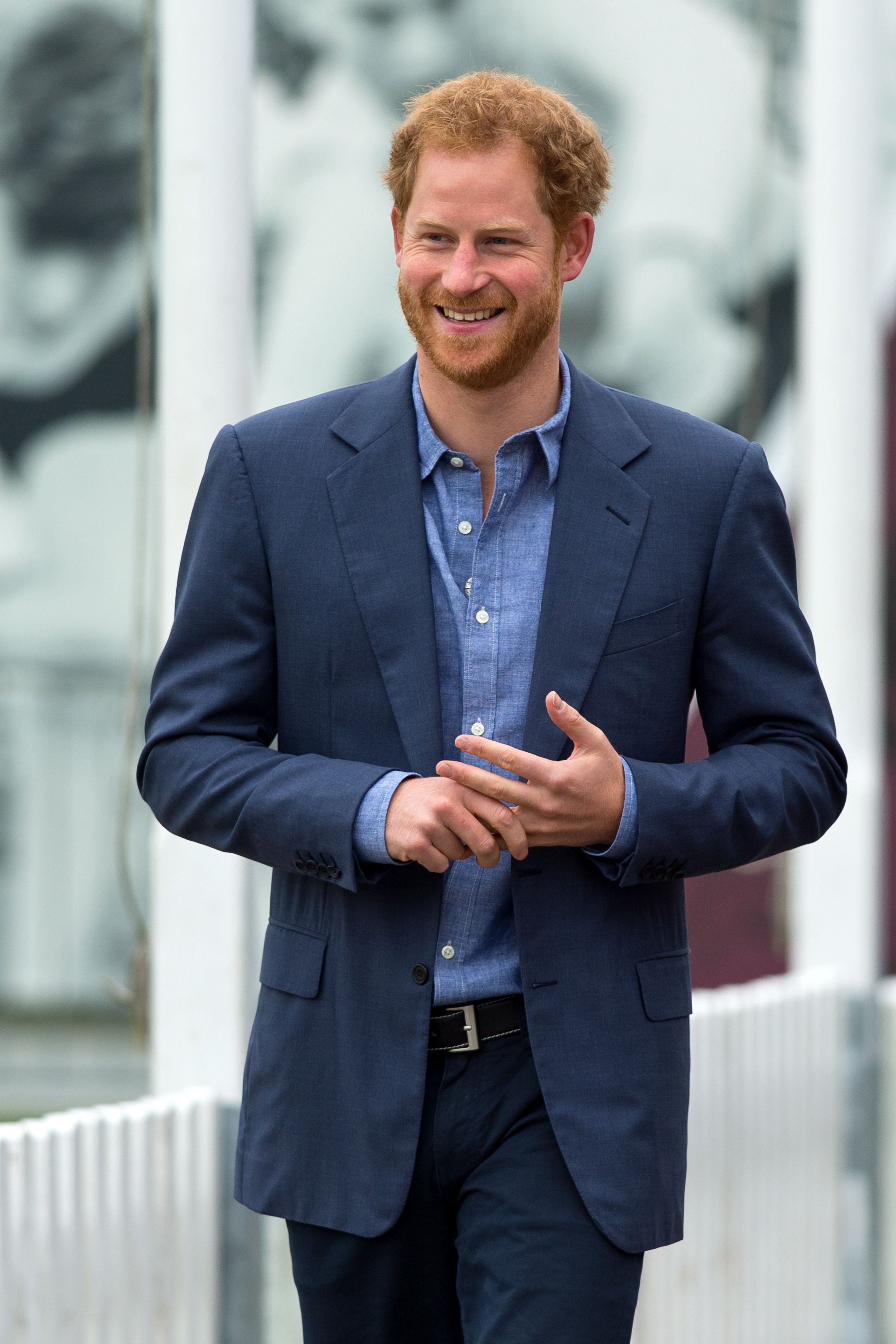 Prince Harry at a training session during a celebration for the expansion of Coach Core at Lord's Cricket Ground on October 7, 2016, in London, England | Photo: Ben A. Pruchnie/Getty Images