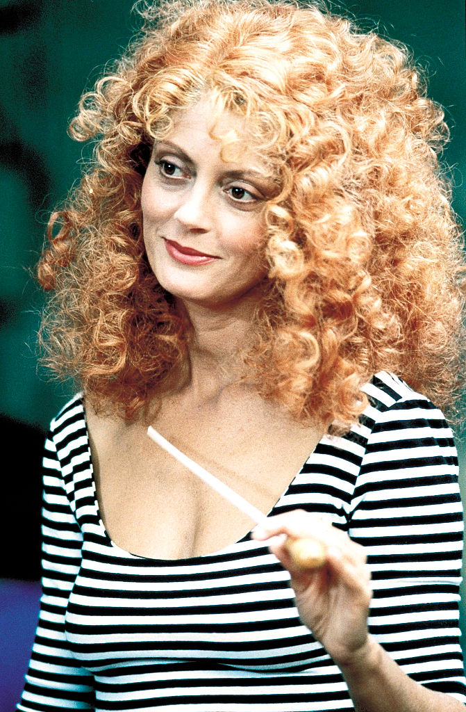 American actress Susan Sarandon on the set of The Witches of Eastwick directed by Australian George Miller. | Source: Getty Images