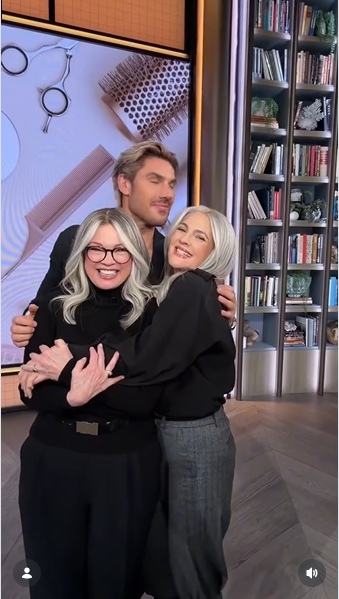 Chris Appleton, Valerie Bertinelli, and Drew Barrymore, from a post dated February 4, 2026 | Source: Instagram/thedrewbarrymoreshow